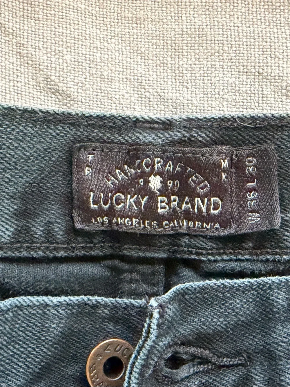 Lucky Brand, black denim jeans